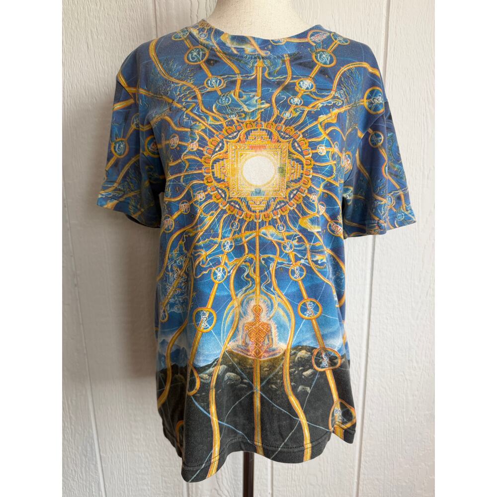 Vintage 1990s Crystal Tara "Nature of Mind" Alex Grey Medium